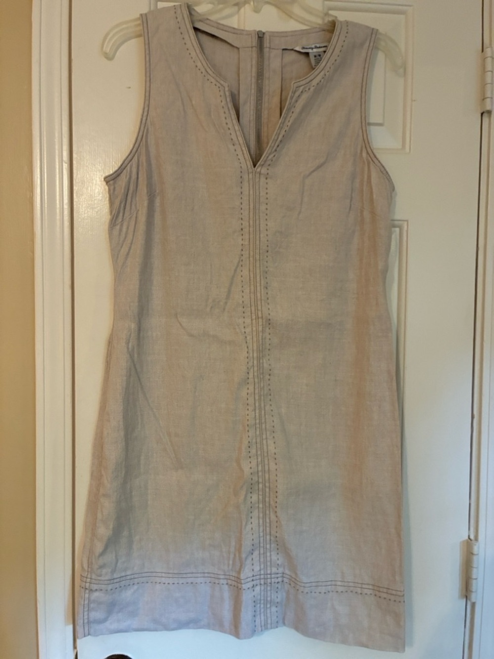 Tommy Bahama Palm a Dora linen sheath dress, size M